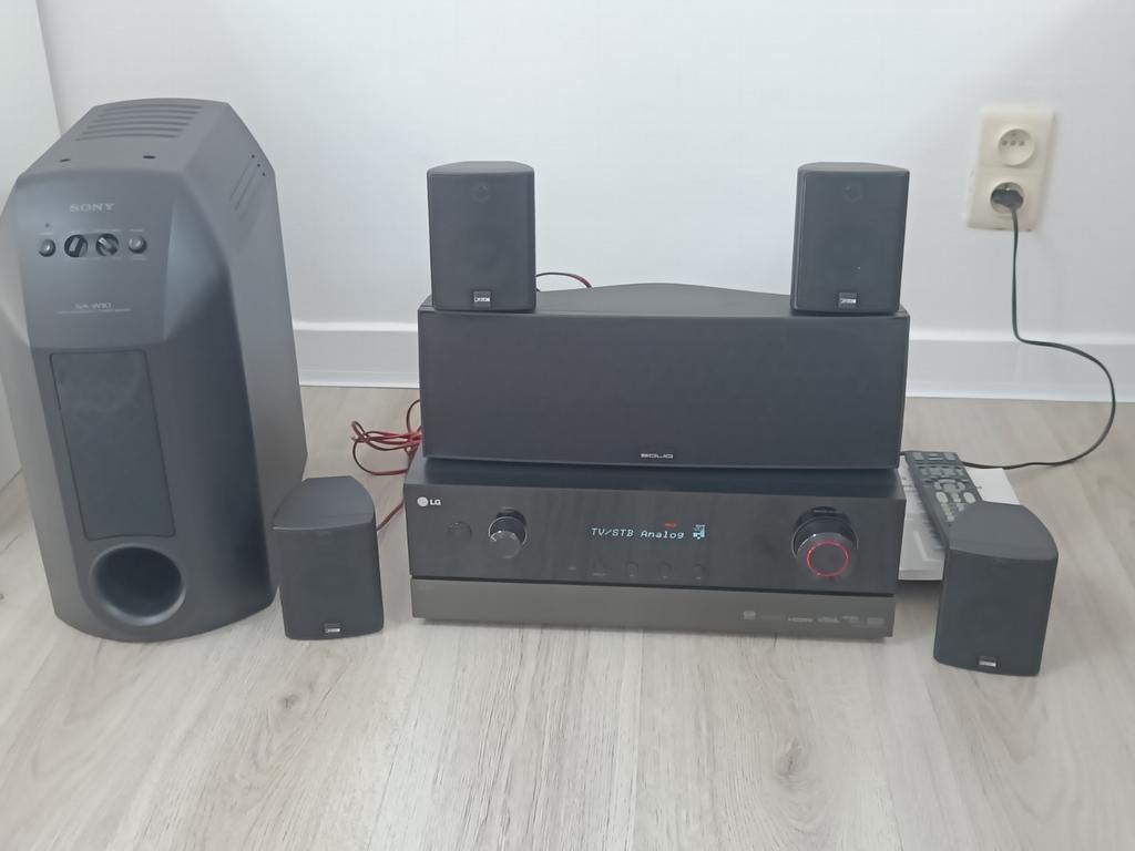 homecinema LG 5.1, Ophalen