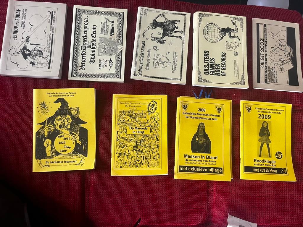 Gele boekje Draekenieren Aalst Oilsjt Carnaval, Enlèvement ou Envoi