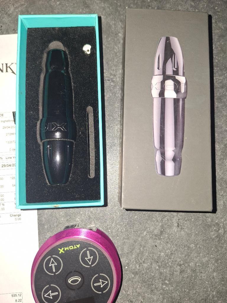 FK Irons Spektra Xion S + Critical AtomX voeding (PMU/Tattoo, Diversen, Overige Diversen, Zo goed als nieuw, Ophalen of Verzenden