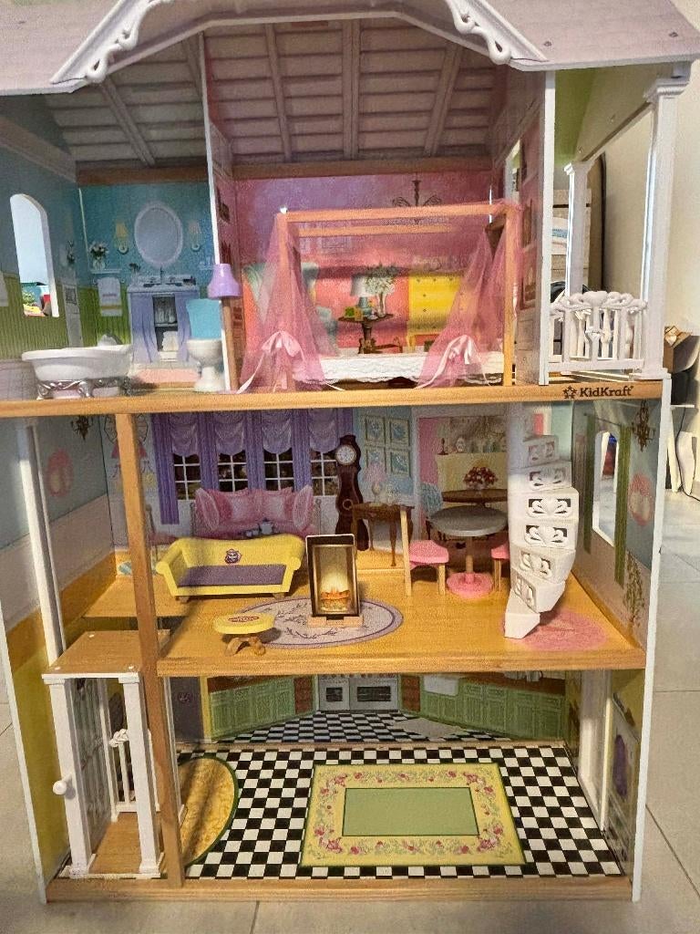 Poppenhuis Kidkraft (Kaylee 65869), Enfants & Bébés, Jouets | Maisons de poupées, Enlèvement, Comme neuf, Maison de poupées