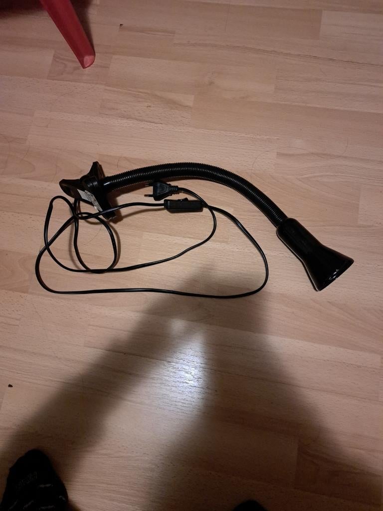 Flexibele bureaulamp met klem, Huis en Inrichting, Lampen | Tafellampen, Ophalen, Zo goed als nieuw, 75 cm of meer