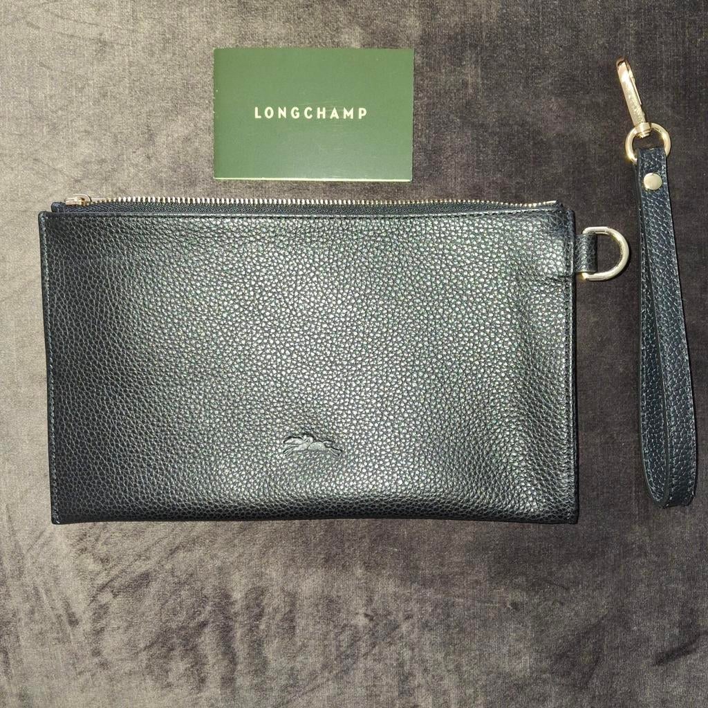 Longchamps tasje (origineel met aankoopbewijs), Bijoux, Sacs & Beauté, Enlèvement, Noir