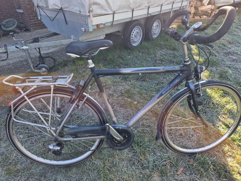 Herenfiets sparta helion 28" 59 cm, Fietsen en Brommers, Fietsen | Heren | Herenfietsen, Ophalen, Sparta, Gebruikt, Versnellingen