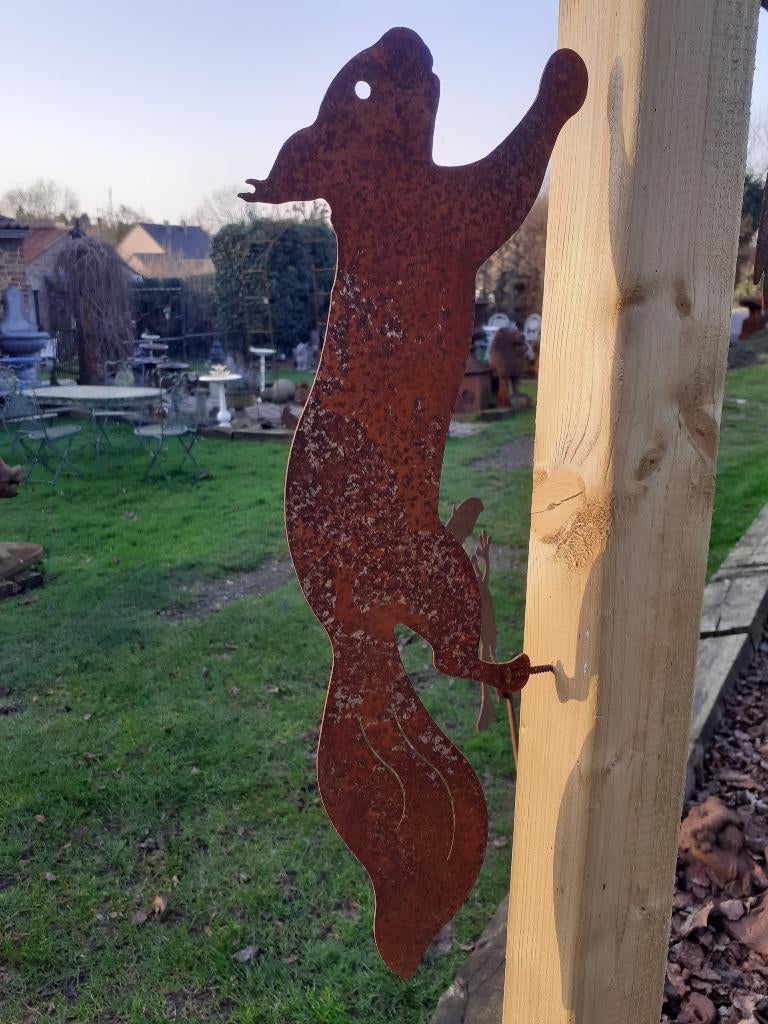 ECUREUIL EN METAL A FIXER, Enlèvement ou Envoi, Neuf, Métal, Animal