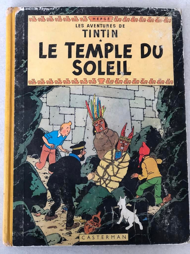 Tintin le temple du soleil 1949, Enlèvement ou Envoi, Tintin, Utilisé