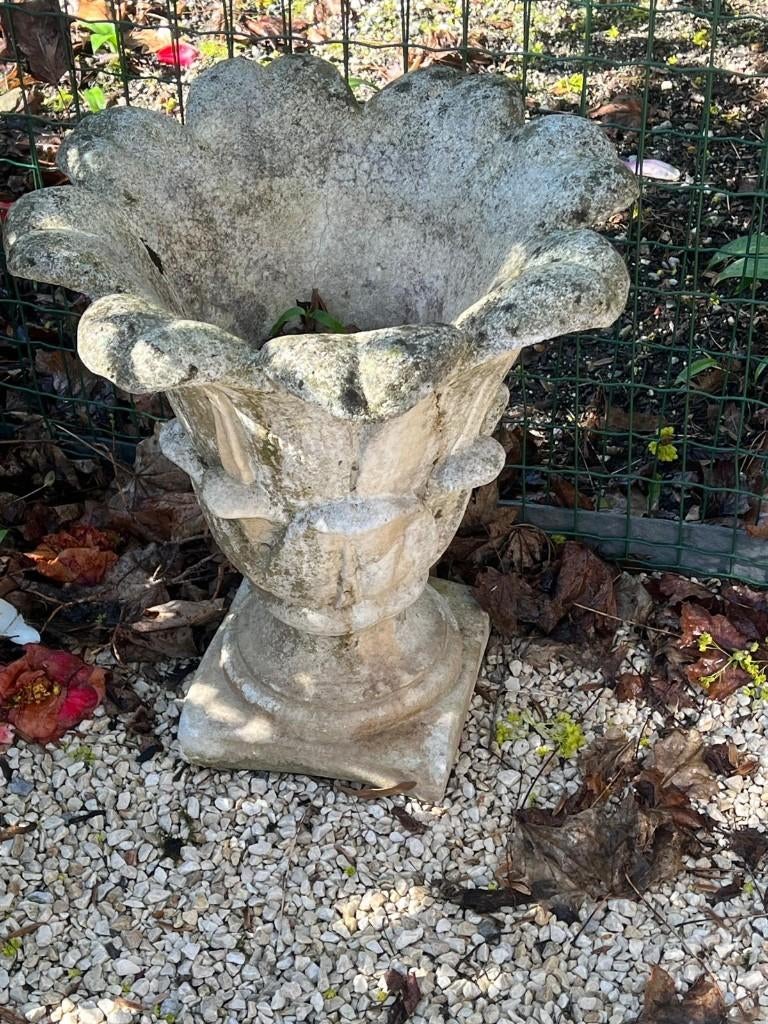 Pot de fleurs, Jardin & Terrasse, 40 cm ou plus, 70 cm ou plus, Rond, Pierre