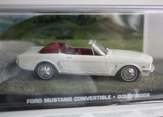 Voiture James Bond : Ford Mustang Cabriolet « Goldfinger », Hobby & Loisirs créatifs, Voitures miniatures | 1:43, Comme neuf, Voiture