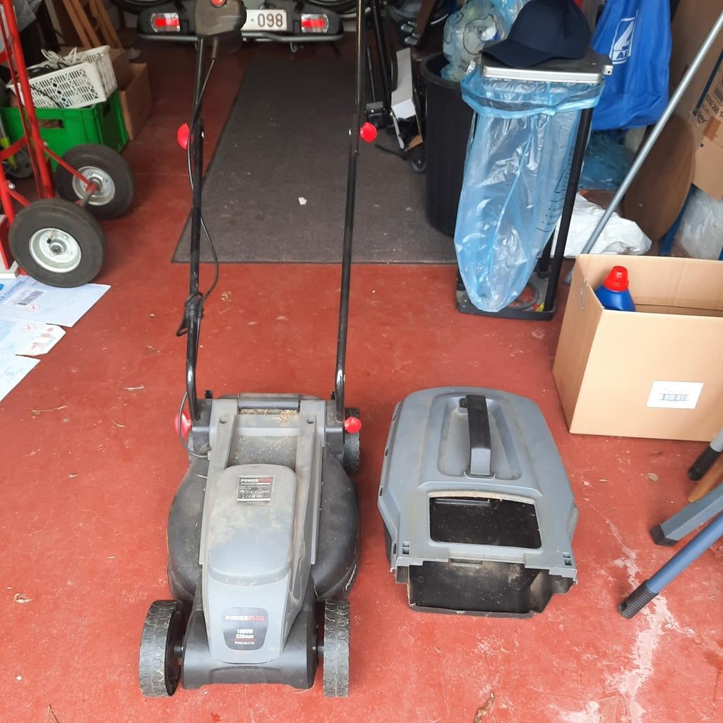 Tondeuse gazon électrique" Power-plus", Enlèvement, Bac de ramassage