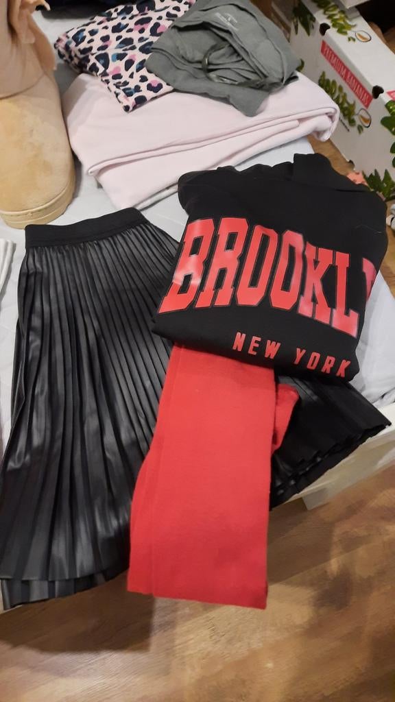 Pakket meisjes kleding 146a152 een 50 Stuks, Ophalen of Verzenden, Zo goed als nieuw, Maat 146