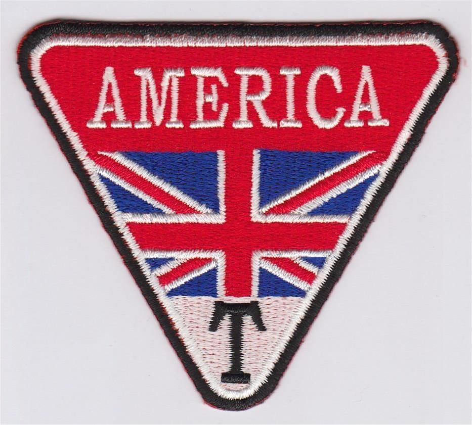 Triumph America stoffen opstrijk patch embleem #21, Motos, Envoi, Neuf