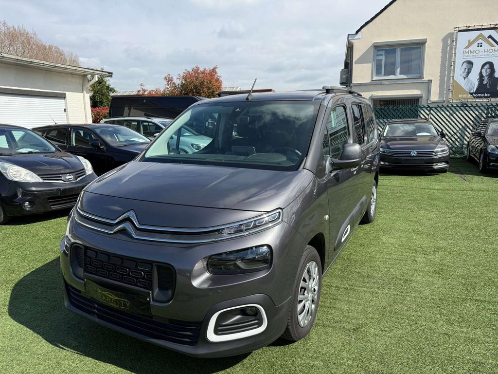 Citroën Berlingo 1.2 PureTech XL Feel7PLAATSENGPSBLEU, Auto's, Voorwielaandrijving, Stof, Gebruikt, 1199 cc