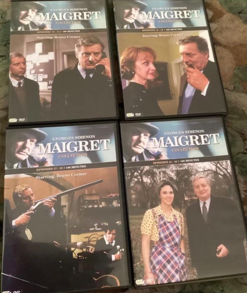 Georges Simenon MAIGRET collection (4 dvd’s), Ophalen of Verzenden