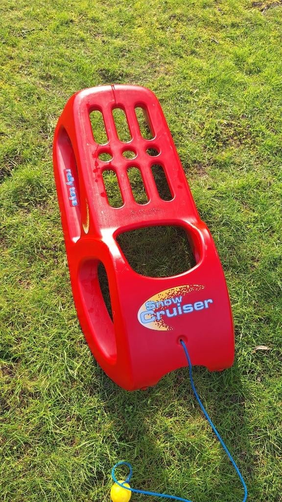 Rode slee van Rolly Toys, Ophalen, Zo goed als nieuw, Kunststof