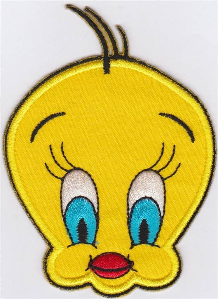 Tweety stoffen opstrijk patch embleem #1, Verzamelen, Kleding en Patronen, Verzenden, Nieuw