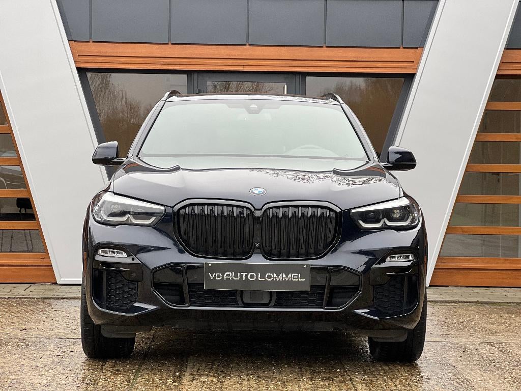 BMW X5 45e '21 -M SPORT/ LUCHT/ 360CAMERA/LED/GARANTIE, Auto's, BMW, Automaat, 4 deurs, Blauw, Leder