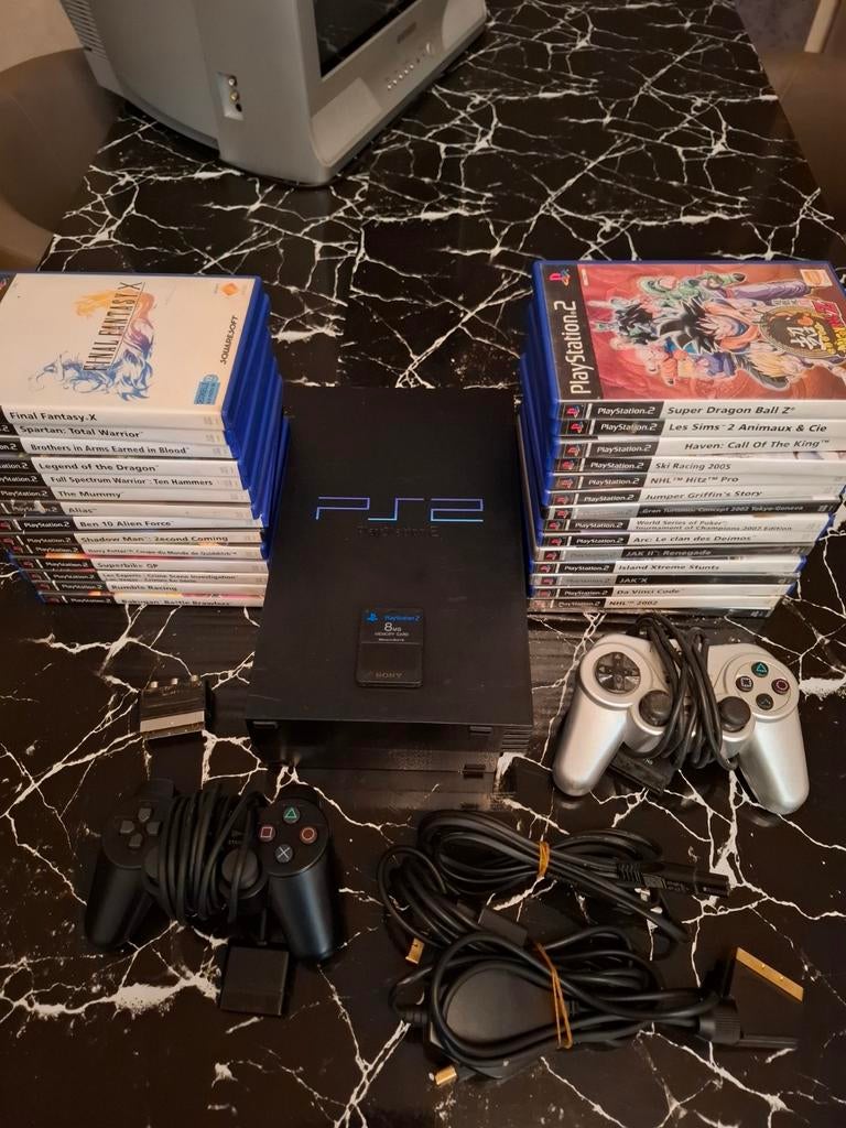 Sony PlayStation 2-console + 29 games + 2 controllers + gehe, Games en Spelcomputers, Games | Sony PlayStation 2, Avontuur en Actie
