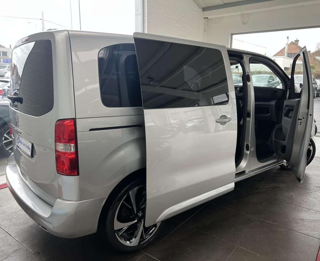 Peugeot Traveller 120CH 1ÈRE MAIN 8 PLACES CLIM GAR 12M, Auto's, Peugeot, Stof, Gebruikt, Zwart, 4 cilinders