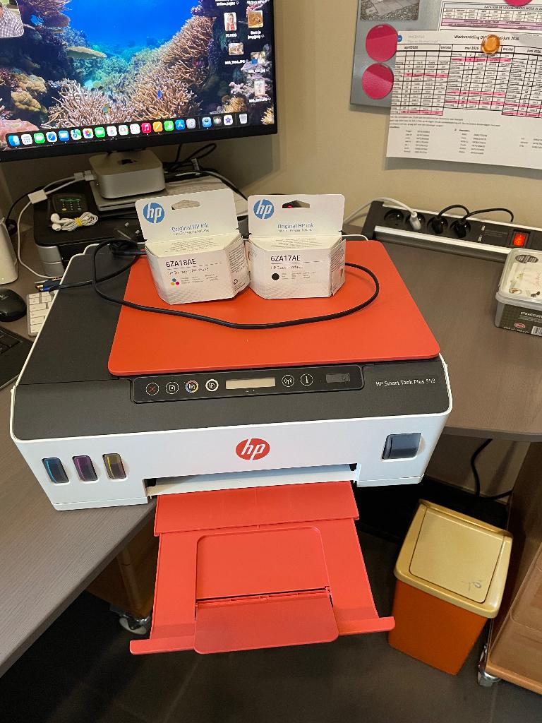 HP smart tank plus 559 (kleurenprinter), Informatique & Logiciels, Imprimantes, Wi-Fi intégré, All-in-one, Comme neuf, Enlèvement