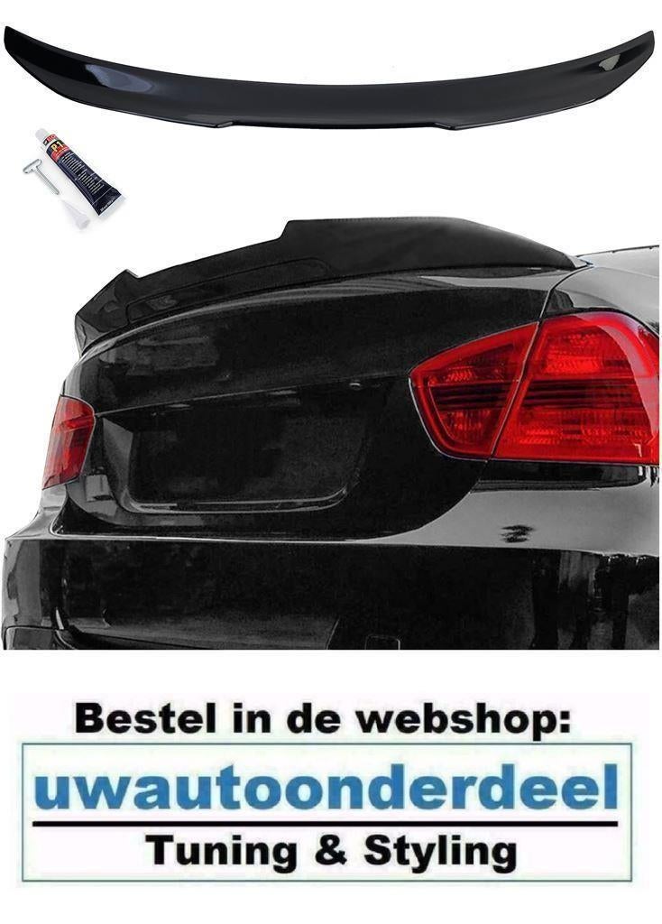 Achterklep Ducktale Spoiler Glans Zwart Voor Bmw 3 Serie E90, Auto diversen, Tuning en Styling, Verzenden