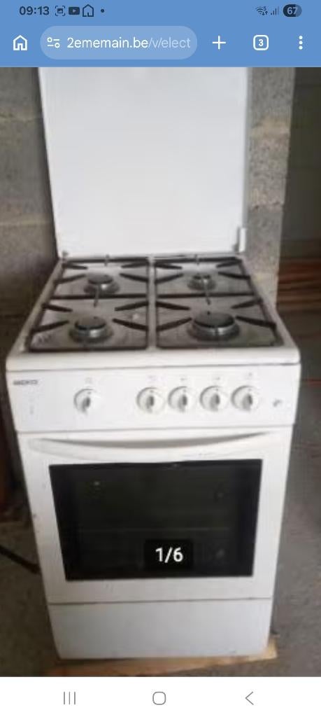 Cuisiniere, Electroménager, Cuisinières, Enlèvement