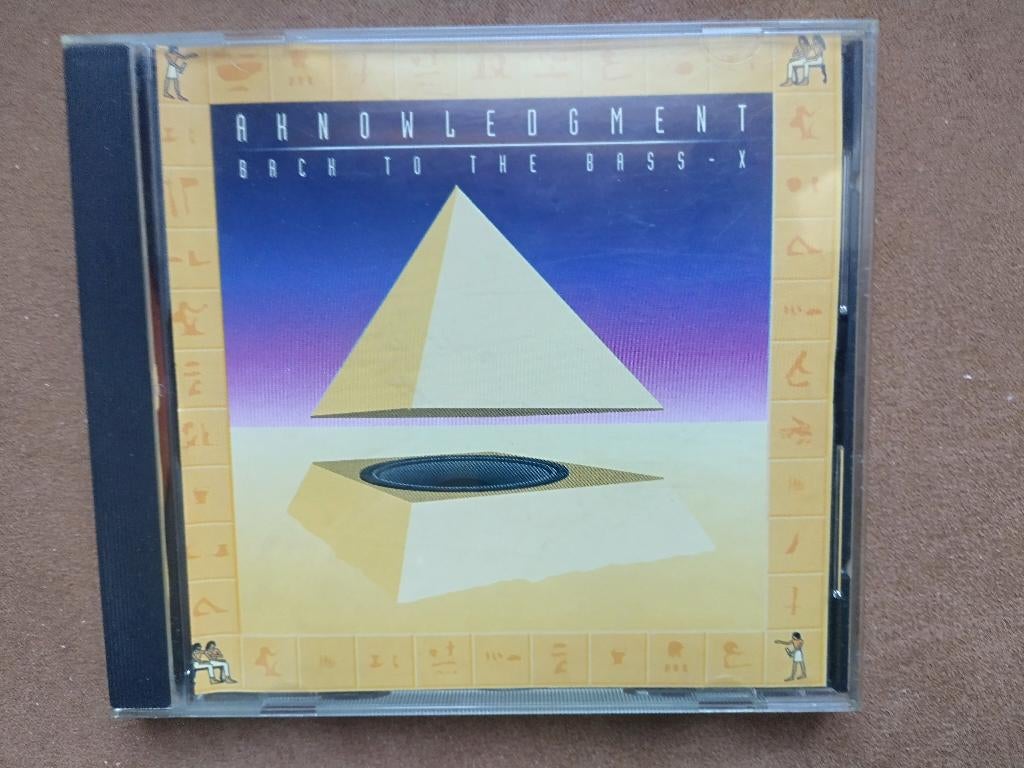 CD * AKNOWLEDGMENT - BACK TO THE BASS * 40 € * TOPSTAAT, Ophalen of Verzenden, Zo goed als nieuw