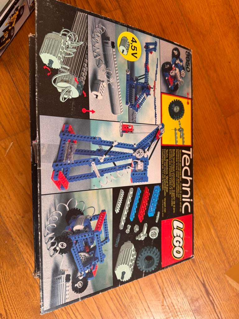 Vintage LEGO Technic – Sets (8050, 8090 + handleiding), Ophalen, Compleet, Gebruikt, Lego
