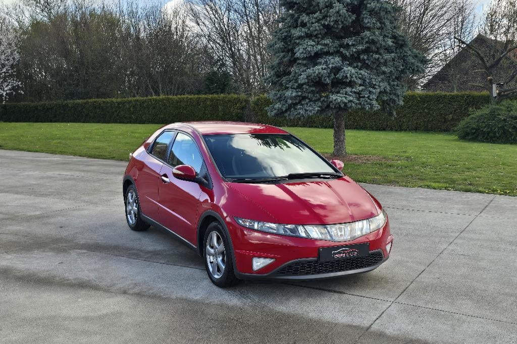 Honda Civic 1.4i ** Airco - 100.000 km ** Garantie 12M, Rouge, Achat, Entreprise, Garantie prolongée