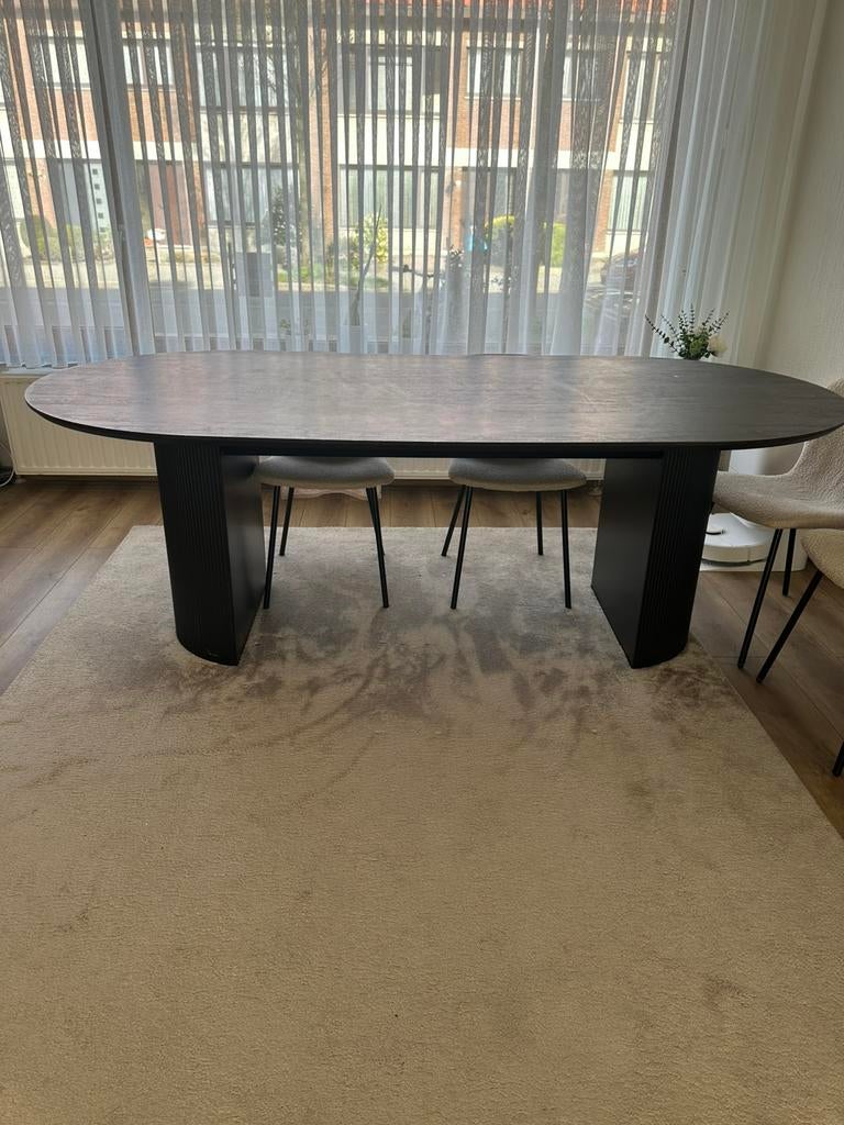 Eettafel scandinavisch model, Ophalen, Overige materialen, Gebruikt, 100 tot 150 cm