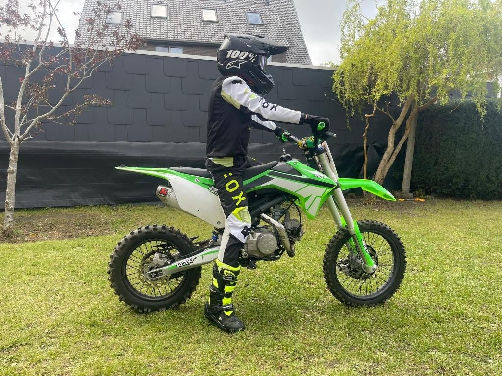 dirtbike apollo 140 freeride xl, Fietsen en Brommers, Apollo, Gebruikt, Pitbike, Ophalen