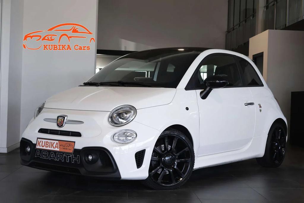 Abarth 595 Turismo 595 1.4 T-Jet Turismo Navi Airco Garantie, Auto's, 4 zetels, Gebruikt, 4 cilinders, Wit