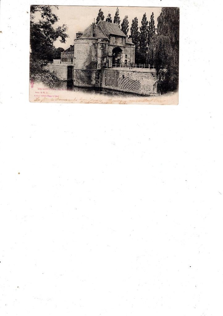 BRUGES PORTE DES MARECHAUX EDIT SUGG SERIE11N5/B515IE, Collections, Cartes postales | Belgique, Affranchie, Flandre Occidentale