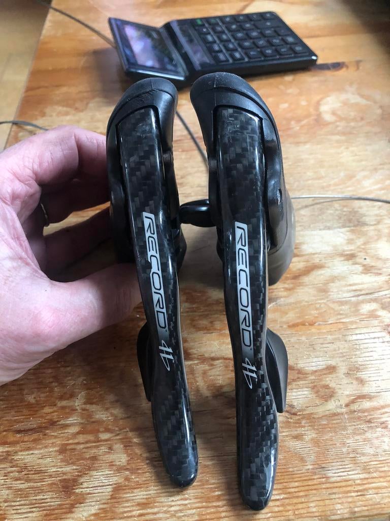Campagnolo Record compact groepset 2x11, Fietsen en Brommers, Fietsonderdelen, Ophalen of Verzenden, Gebruikt