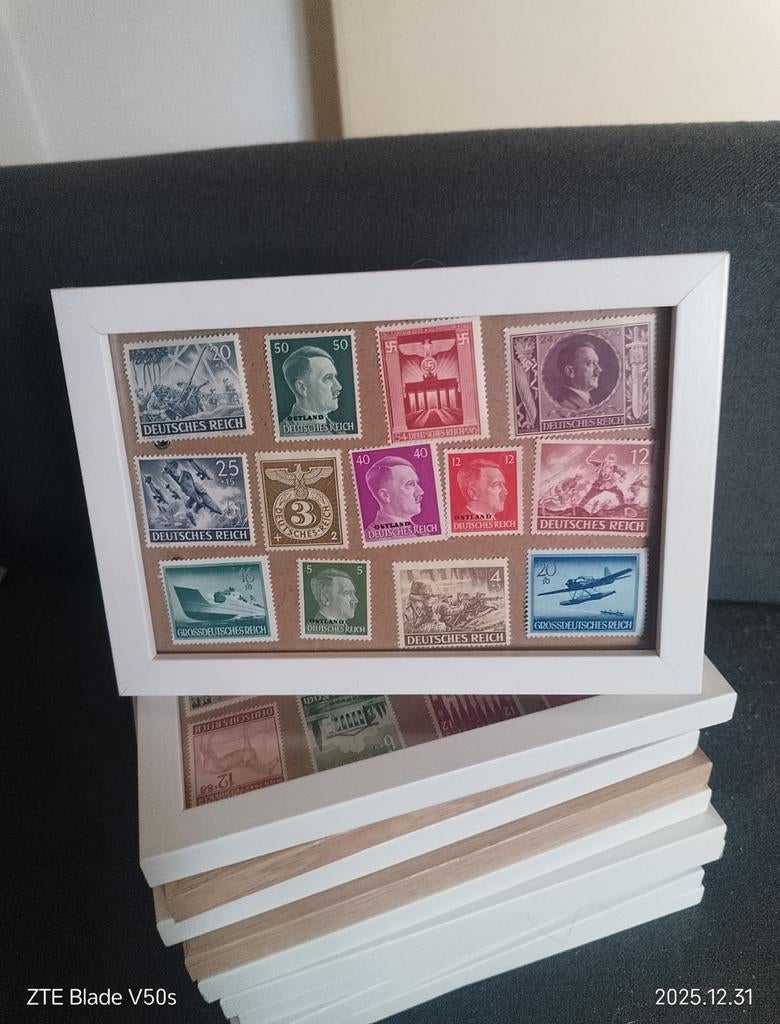 13 timbres de l'Empire allemand, Envoi
