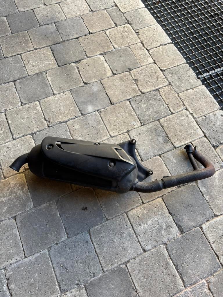 Piagiio zip standaart 2 takt uitlaat, Ophalen, Tweetakt, Gebruikt, Zip