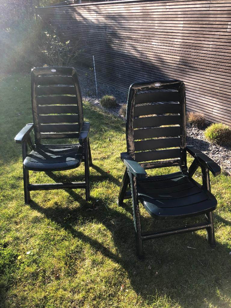 Tuinstoelen, Tuin en Terras, Ophalen, Gebruikt, Kunststof, Verstelbaar