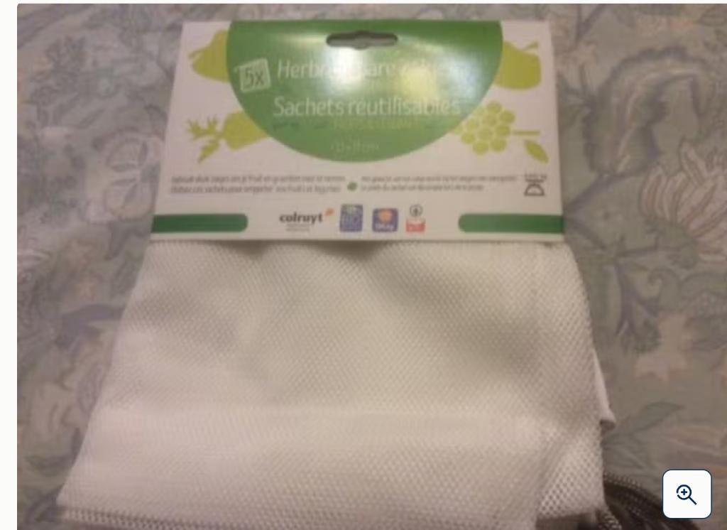 Sacs réutilisables pour fruits et légumes, Enlèvement ou Envoi, Neuf, Blanc, Autres types