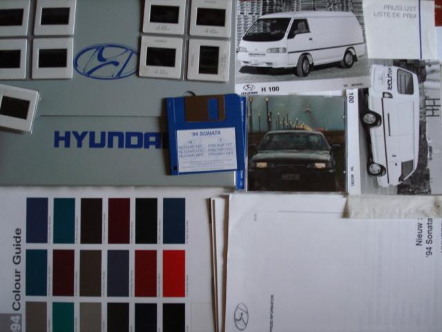 Hyundai Sonata H 100 H100 1994 Persmap Farde de presse Press, Boeken, Auto's | Folders en Tijdschriften, Verzenden, Gelezen, Overige merken