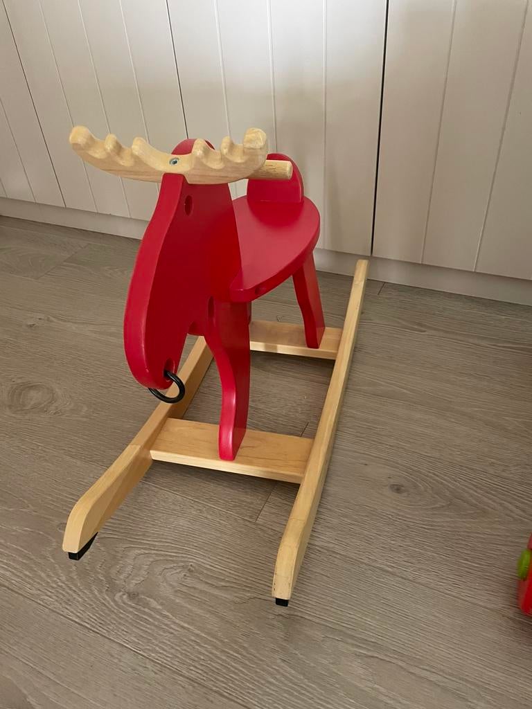 Schommelpaard hout, Ophalen, Zo goed als nieuw