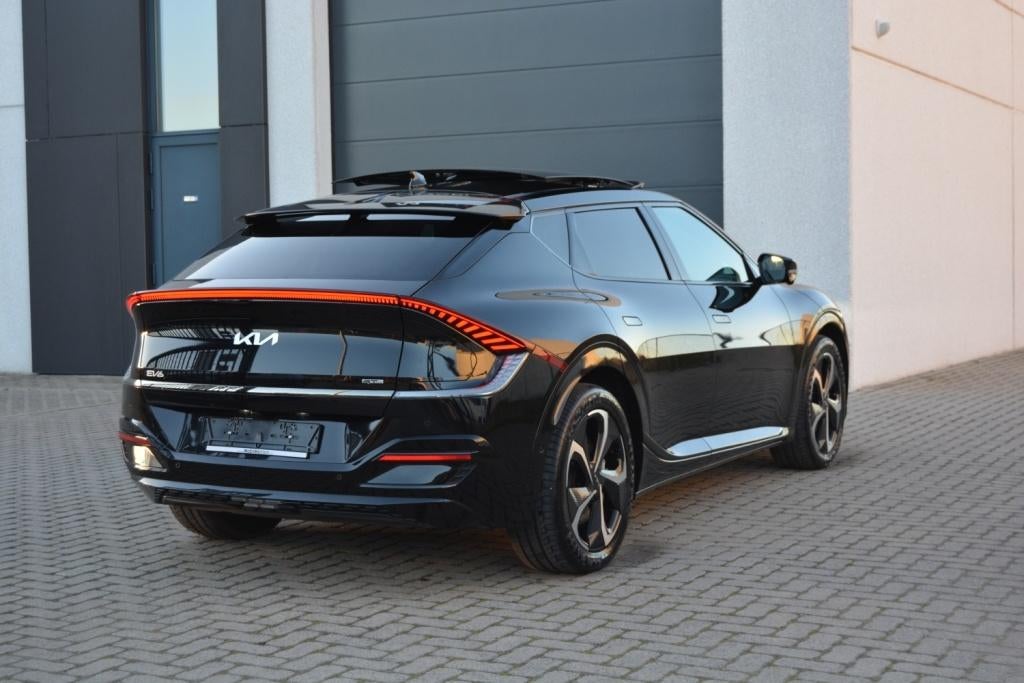 Kia EV6 325Pk AWD GT Line 77.4 kWh Pano dak/2024, Auto's, Kia, Automaat, Zwart, Vierwielaandrijving, EV6