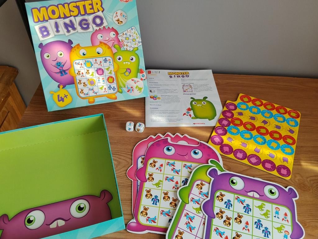 Monster bingo spel nieuwstaat, Ophalen