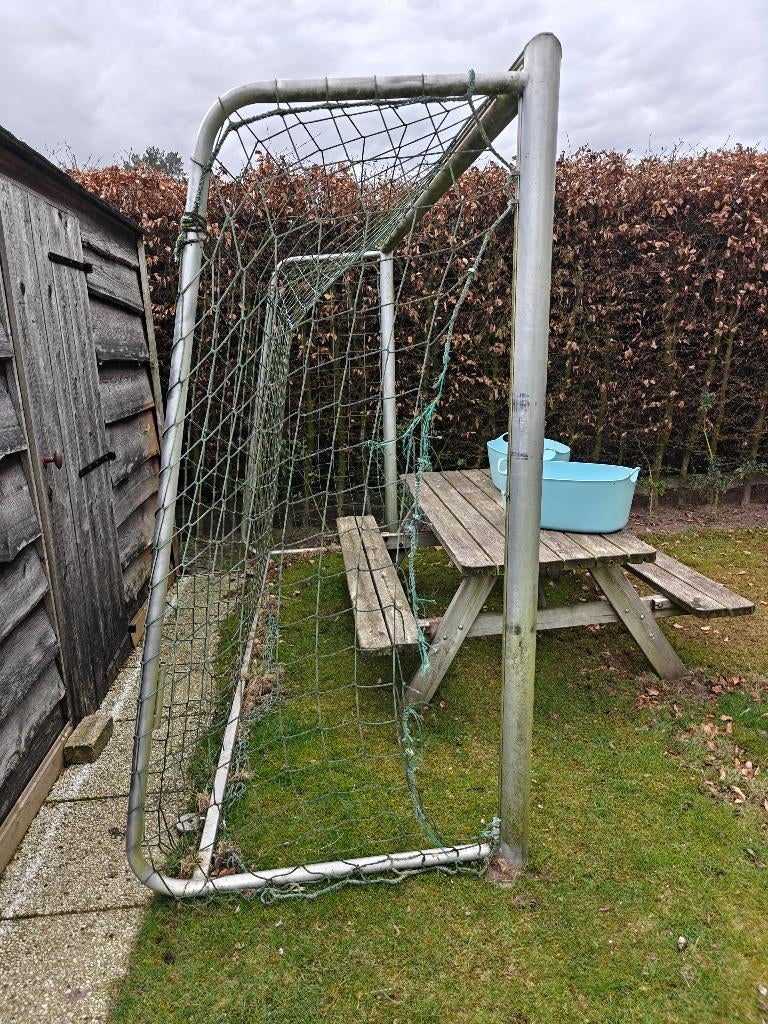 Aluminium voetbaldoel 3x2, Ophalen, Gebruikt, Clubaccessoires