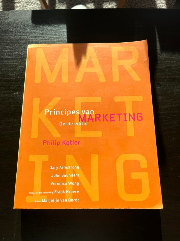 Principes van marketing, Boeken, Economie, Management en Marketing, Ophalen