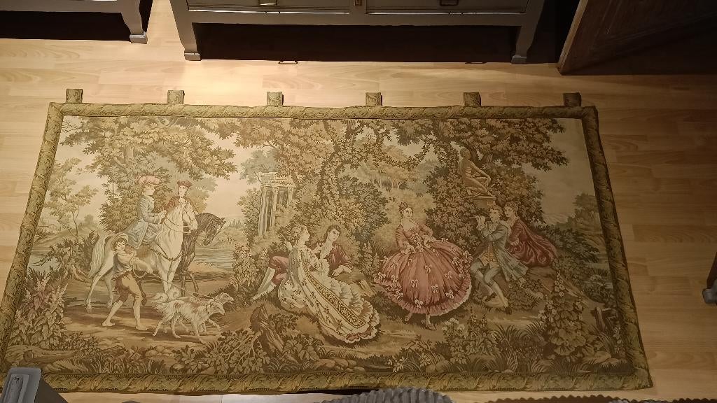 Wandtapijt Gobelin wanddecoratie, Antiek en Kunst, Antiek | Tapijten, Tafelkleden en Textiel, Ophalen