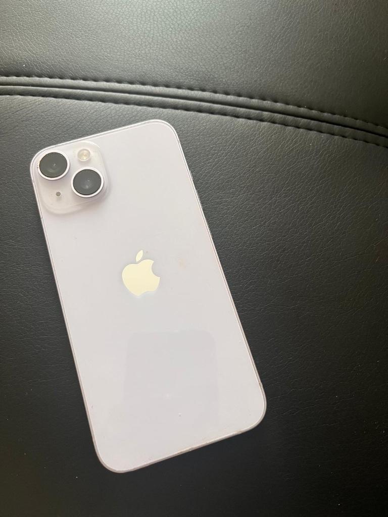 iPhone 14 128 GB purple, Elektronische apparatuur, Overige elektronische apparatuur, Ophalen of Verzenden, Zo goed als nieuw