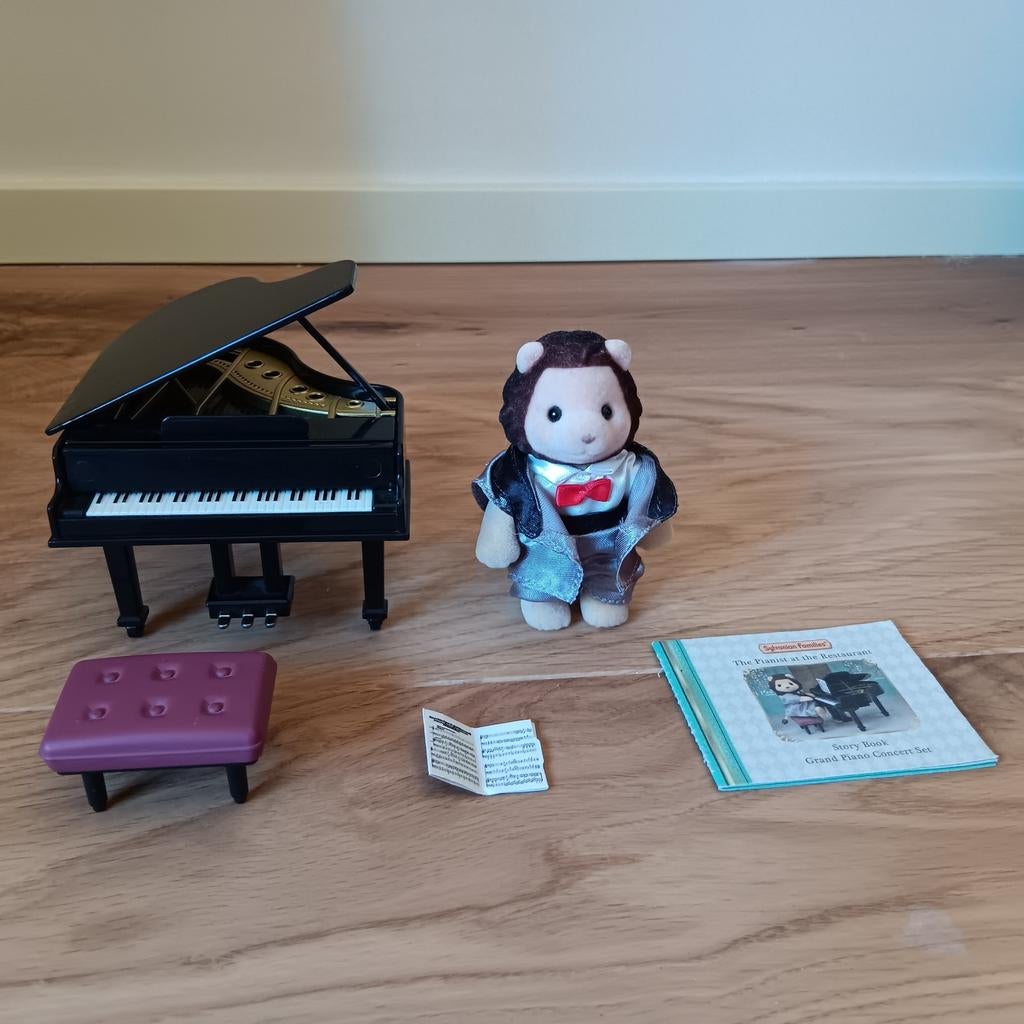 Sylvanian- le lion pianiste (6011), Verzamelen, Poppenhuizen en Toebehoren, Ophalen