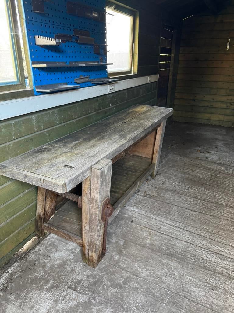 Werkbank, Doe-het-zelf en Bouw, Werkbanken, Ophalen, Gebruikt, 170 cm of meer