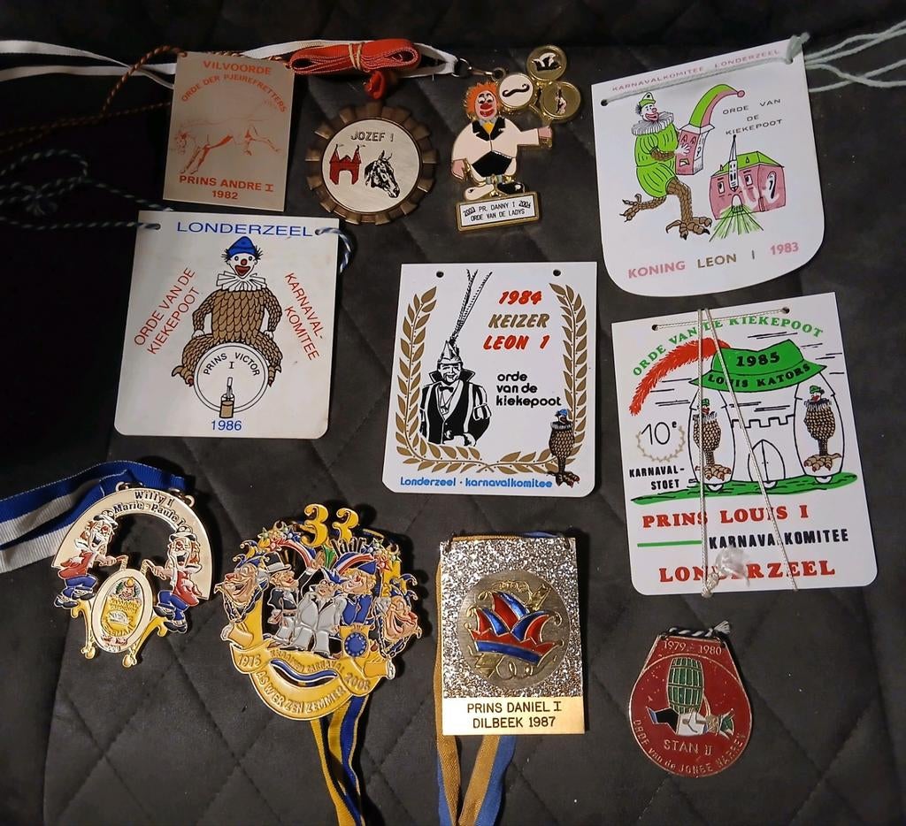 Carnaval Vlaams Brabant medailles, Ophalen of Verzenden