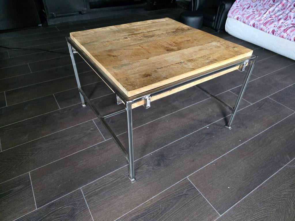 Mangohout salontafel, Huis en Inrichting, Ophalen