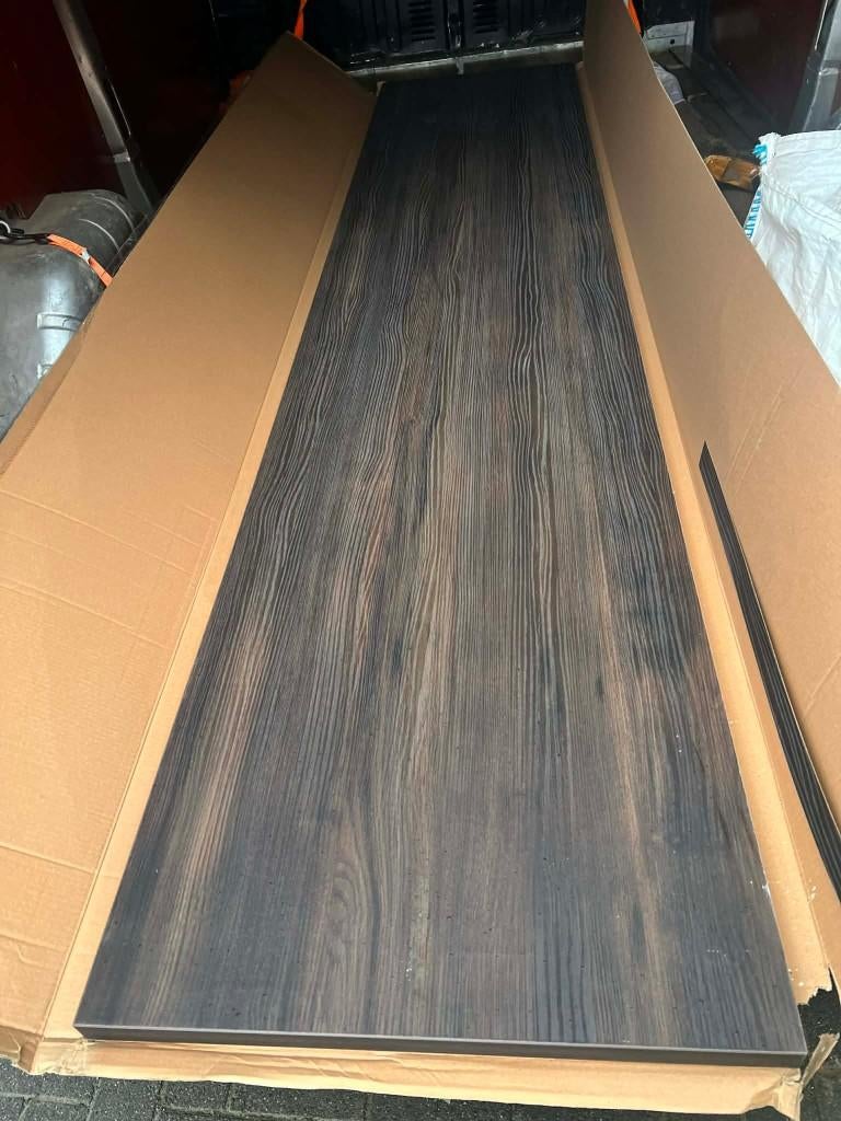 Plan de travail stratifié 300 cm, Neuf, 25 à 50 cm, Enlèvement, Blanc