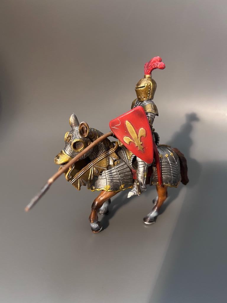 Figurines Schleich - Cheval et chevalier avec lance, Enlèvement, Utilisé
